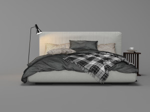 magnum bed by flexform 3D Model