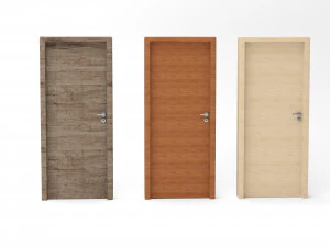 3 doors modern 3D Model