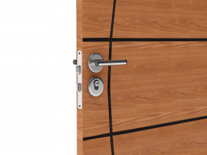 3 doors modern 3D-Modell
