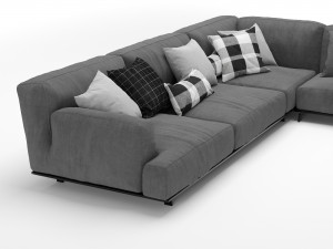 sofa tribeca by poliform 3D Модель