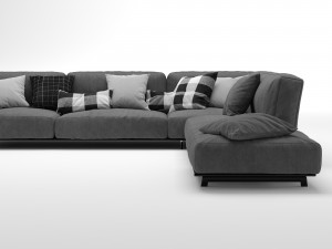 sofa tribeca by poliform 3D Модель