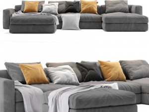 poliform dune sofa 3D Model
