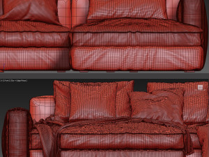 poliform dune sofa 3D Model