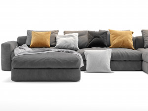 poliform dune sofa 3D Model