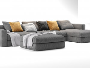 poliform dune sofa 3D Model