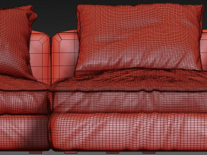 poliform dune sofa 3D Model