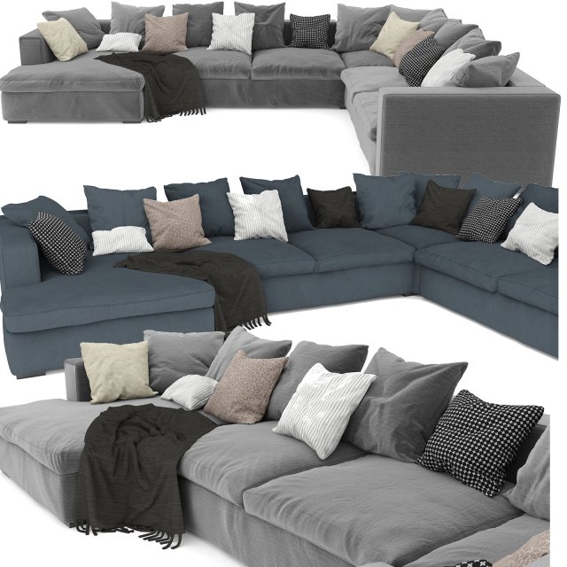 cenova sofa Model 3D .c4d .max .obj .3ds .fbx .stl .blend