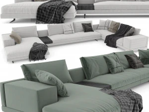 sofa mondrian 3D Model