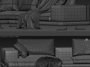 sofa mondrian 3D Модель