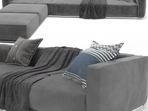 sofa shangai Modèle 3D