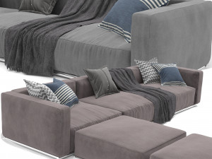 sofa shangai Modèle 3D