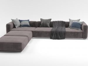 sofa shangai Modèle 3D