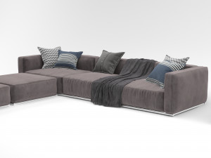 sofa shangai Modèle 3D