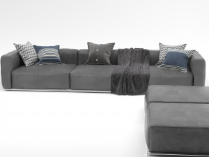 sofa shangai Modèle 3D