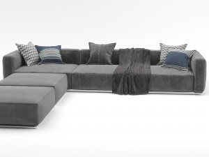 sofa shangai Modèle 3D
