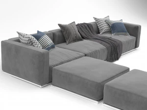 sofa shangai 3D Model