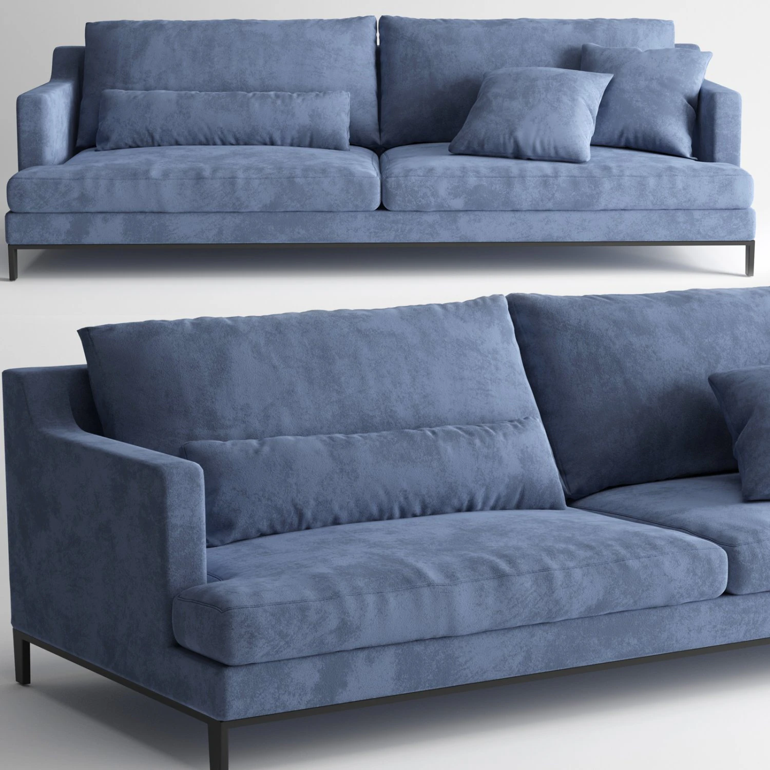 sofa bellport 3D Model .c4d .max .obj .3ds .fbx .stl .blend 