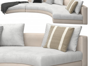 daniels sofa set 01 3D मॉडल
