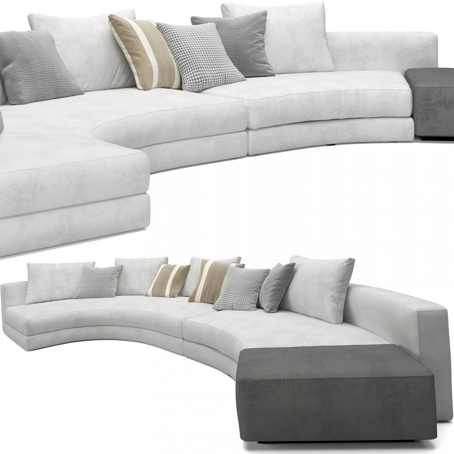 sofa daniels set 02 3D Model .c4d .max .obj .3ds .fbx .stl .blend 