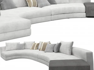 divano Daniels set 02 Modello 3D