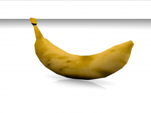 lowpoly banana 3D 모델