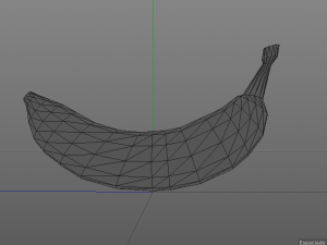 lowpoly banana 3D Model