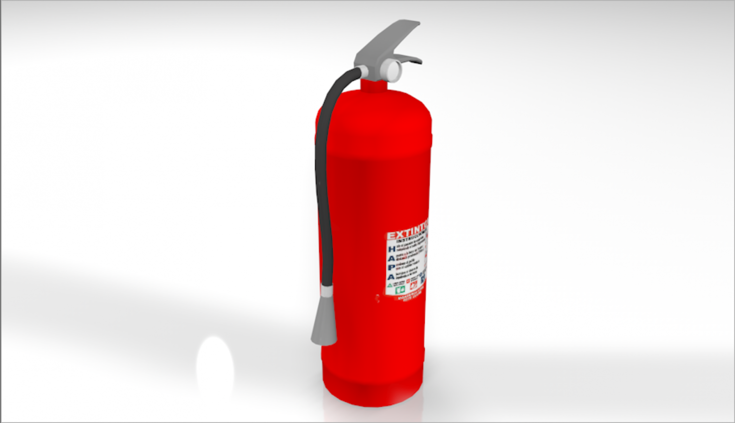 Lowpoly Fire Extinguisher 3d Model In Miscellaneous 3dexport