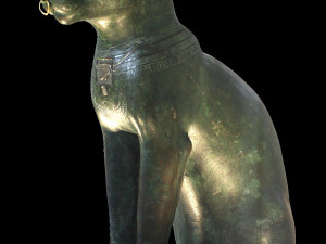 Egyptian ritual cat - Sekhmet Goddess - Bastet Goddess 3D print model 3Dプリントモデル