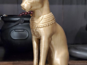 Egyptian ritual cat - Sekhmet Goddess - Bastet Goddess 3D print model 3Dプリントモデル
