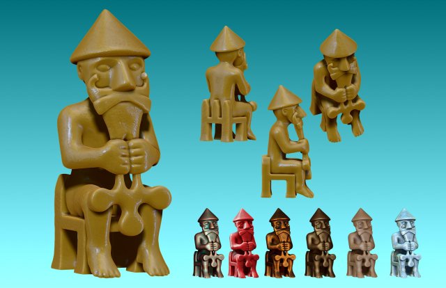 Eyrarland Thor Statue X Century CNC 3D print model Model do druku 3D .c4d .max .obj .3ds .fbx .stl .blend 