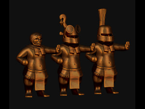 Mayan Warrior Statue 500AC - Guatemala 3D print model 3D Print Model