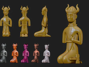 Тир, сын Хюмира 3D модель для печати 3D Принт Модель