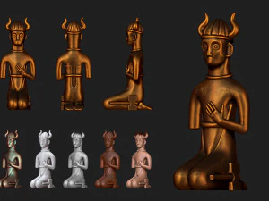 Tyr, filho de Hymir, modelo de impress&atilde;o 3D Modelo de Impressão 3D