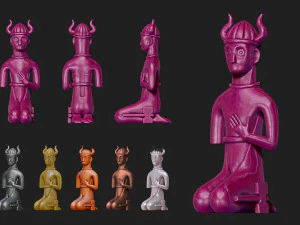 Tyr, filho de Hymir, modelo de impress&atilde;o 3D Modelo de Impressão 3D