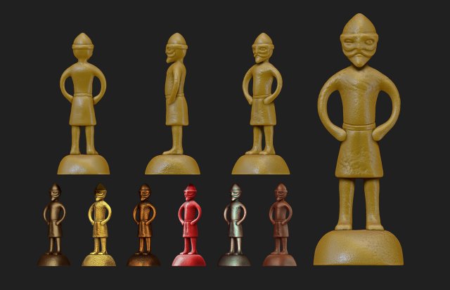 Odin Father of all statue - 7thCentury 3D print model Modelo de Impressão 3D .c4d .max .obj .3ds .fbx .stl .blend 