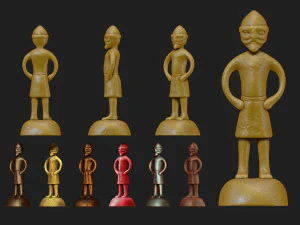 모든 동상의 오딘 아버지 - 7세기 3D 프린트 모델 3D 프린트 모델