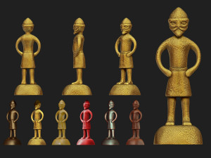 Odin Father of all statue - 7thCentury 3D print model Modelo de Impressão 3D