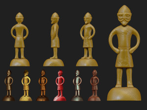 Odin Father of all statue - 7thCentury 3D print model Modelo de Impressão 3D