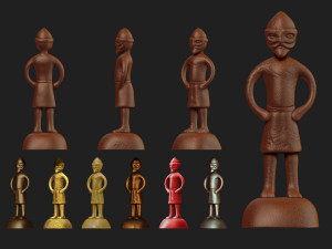 Odin Father of all statue - 7thCentury 3D print model Modelo de Impressão 3D