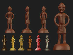 Odin Father of all statue - 7thCentury 3D print model 3D Print Model
