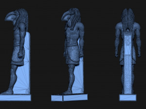 God Toth Figurine - Ancient Egipt - 5000bc 3D print model Modelo de Impressão 3D