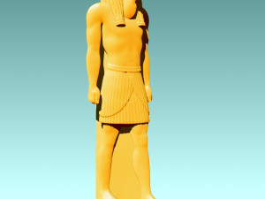 God Toth Figurine - Ancient Egipt - 5000bc 3D print model Modelo de Impressão 3D