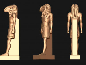 God Toth Figurine - Ancient Egipt - 5000bc 3D print model Modelo de Impressão 3D