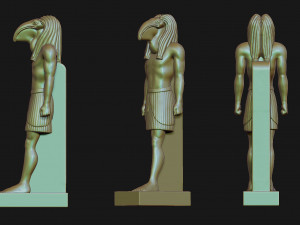 God Toth Figurine - Ancient Egipt - 5000bc 3D print model Modelo de Impressão 3D