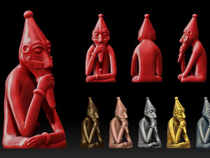 Est&aacute;tua de Rallinge Freyr X Century CNC - modelo de impress&atilde;o 3D Modelo de impress&atilde;o 3D Modelo de Impressão 3D