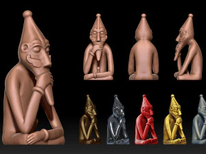 Est&aacute;tua de Rallinge Freyr X Century CNC - modelo de impress&atilde;o 3D Modelo de impress&atilde;o 3D Modelo de Impressão 3D