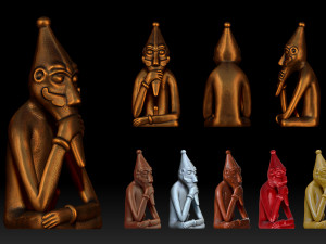 Rallinge Freyr Statue X Century CNC- 3D print model 3D print model 3D-printmodel