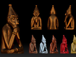 Est&aacute;tua de Rallinge Freyr X Century CNC - modelo de impress&atilde;o 3D Modelo de impress&atilde;o 3D Modelo de Impressão 3D