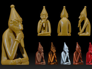 Rallinge Freyr Statue X Century CNC- 3D print model 3D print model 3D Print Model