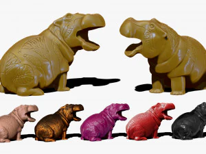 Tawerets Son - estátua ritual egípcia modelo de impressão 3D Modelo de Impressão 3D